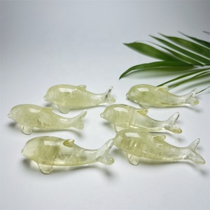 Delfino in Cristallo di <span class=keywords><strong>Citrino</strong></span> <span class=keywords><strong>Naturale</strong></span> all'Ingrosso, Regalo per Bambini, Scultura Animale con Energia Curativa, Fai da Te - Product Image 5