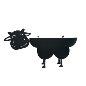 Porte-<span class=keywords><strong>papier</strong></span> <span class=keywords><strong>toilette</strong></span> mignon en forme de vache, en métal, sur pied ou mural, rangement pour <span class=keywords><strong>papier</strong></span> <span class=keywords><strong>toilette</strong></span>, porte-rouleau de <span class=keywords><strong>papier</strong></span> <span class=keywords><strong>toilette</strong></span> noir - Product Image 2