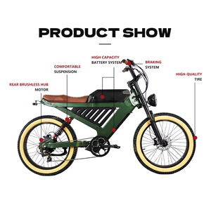 Bicicleta Eléctrica <span class=keywords><strong>de</strong></span> <span class=keywords><strong>Montaña</strong></span> Estilo Cafe Racer <span class=keywords><strong>de</strong></span> Moda, Llanta Gruesa <span class=keywords><strong>de</strong></span> 24 Pulgadas, Motor sin Escobillas <span class=keywords><strong>de</strong></span> Litio <span class=keywords><strong>de</strong></span> 6 Velocidades, Bicicleta Eléctrica Asistida para Adultos - Product Image 3