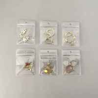 Conception personnalisée Taille complète Sac à fermeture éclair pour boucles d'oreilles et colliers pour bijoux suspendus Livraison rapide