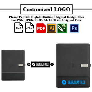 A5 <span class=keywords><strong>PU</strong></span> Bìa Máy Tính Xách Tay Ngân Hàng Điện Với Khóa Từ Tính Sạc Không Dây Máy Tính Xách Tay Với 3 Cáp USB Cho Điện Thoại Di Động - Product Image 2