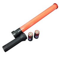 En stock – Bâton de signalisation de 54 cm, lampe torche d'urgence, bâton de sécurité incendie, bâton de commande portatif