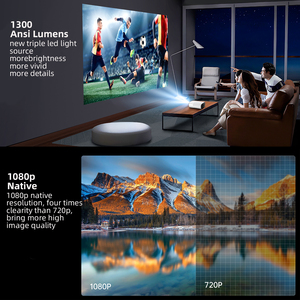 Projecteur intelligent Yinzam <span class=keywords><strong>Q7</strong></span> 1080p avec mise au point automatique et évitement d'obstacles, luminosité de 600 lumens ANSI pour une expérience home cinéma - Product Image 6