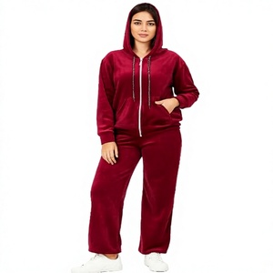 Fashionable Women Velvet Tracksuit Set – Comfortable, Trendy & High-Quality Velvet Outfit for Daily Wear - Product Image 1
