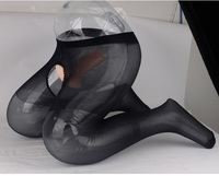 Personnaliser le mannequin féminin gonflable transparent avec sph pour homme