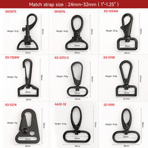 13mm 1/2 Inch Small Black Lobster <strong>Snap</strong> <strong>Hook</strong> for Purses Bags <strong>Lanyard</strong> - Product Image 5