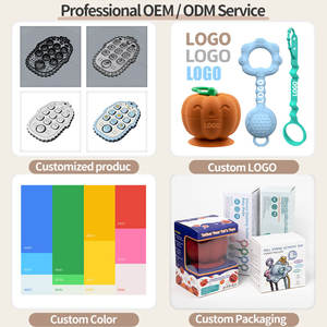 Bpa Free Educational Silikon Babys pielzeug Neue Fernbedienung Beiß spielzeug Schnuller Clip Silikon Beißring Spielzeug für Baby - Product Image 6