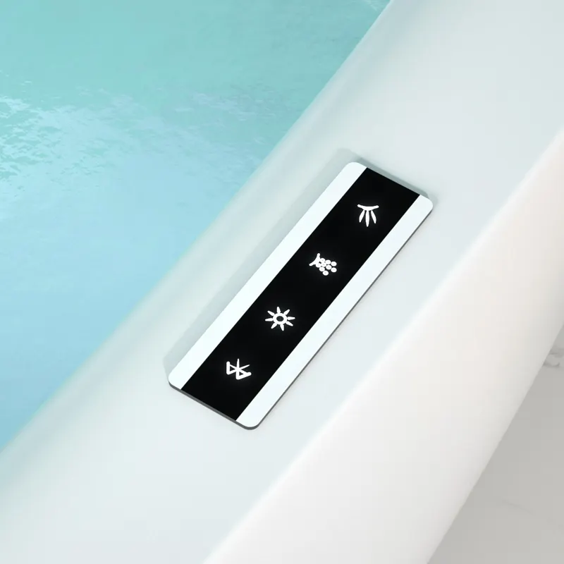 Panel de bañera STEPON con conexión Bluetooth, sistema de controlador de bañera de masaje inteligente, controlador de bañera de Spa