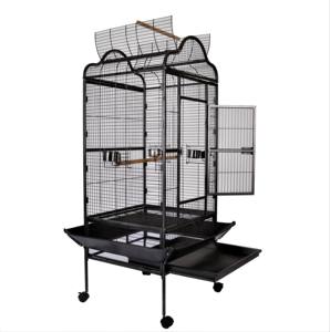 Jaula para Loros de Hierro Forjado, Clásica, Moderna, de Gran Capacidad, Ecológica, con Parte Superior Abierta y Caja, <span class=keywords><strong>Precio</strong></span> de Fábrica - Product Image 3