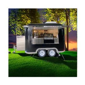 Airstream-remolque para Catering, contenedor de camión de comida al aire libre, a la venta