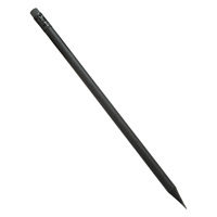Crayon en bois personnalisable, couleurs noir avec gomme à crayon, Logo personnalisé, 1 pièce, Promotion spéciale