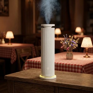 Diffuseur d'arômes sans eau à technologie d'air froid avancée pour relaxation sur surface textile, machine à parfum rapide, lumière apaisante - Product Image 1