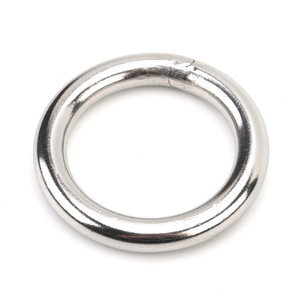Anillo redondo de Metal de buena calidad, mosquetón de resorte de tamaño pequeño, hebilla de anillo redondo para bolso - Product Image 1