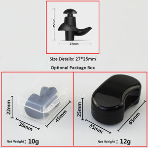 Bouchons d'<span class=keywords><strong>oreille</strong></span> de natation réutilisables en silicone souple Bouchons d'<span class=keywords><strong>oreille</strong></span> avec boîte de rangement - Product Image 5