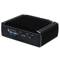 PC industriel sans ventilateur N5095 I5 4200U, double LAN, 2 COM, VGA, TPM2.0, ordinateur embarqué robuste, mini-boîtier pour l'automatisation industrielle