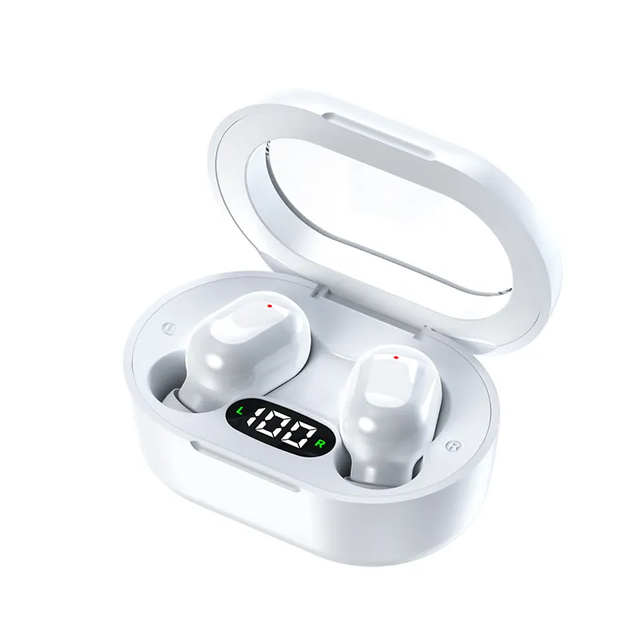 New Wireless TWS Mini Black Earbuds Earphone Headphone Power Bank In-ear Headphones Headset for Gaming and Sports