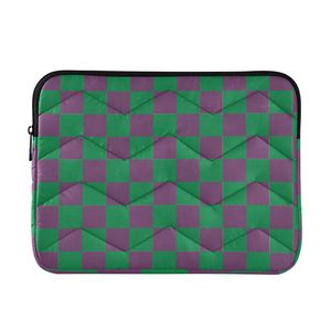 Nouvel arrivage de sacoches vertes et violettes personnalisées à carreaux pour <span class=keywords><strong>ordinateur</strong></span> Messenger <span class=keywords><strong>Accessoires</strong></span> pour <span class=keywords><strong>ordinateur</strong></span> <span class=keywords><strong>portable</strong></span> Grille de protection Housse pour <span class=keywords><strong>ordinateur</strong></span> <span class=keywords><strong>portable</strong></span> - Product Image 1