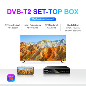 Décodeur <span class=keywords><strong>TV</strong></span> numérique HD MeeCast DVB-T2 avec H.264 1080p WiFi, <span class=keywords><strong>TV</strong></span> <span class=keywords><strong>IP</strong></span> Free-to-Air, prise en charge multilingue Dvbt2 - Product Image 2