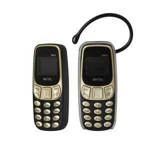 โทรศัพท์มินิบาร์ที่ดีที่สุด หน้าจอ 0.66 นิ้ว หูฟัง 2G GSM รองรับซิมคู่ โทรศัพท์มือถือสำหรับ Tecno สำหรับ Itel สำหรับ Nokia BM10 มีสินค้าในสต็อก - Product Image 4