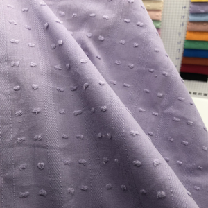 100% कपास धारीदार पोल्का डॉट jacquard कपड़े के लिए महिलाओं की शर्ट कपड़े और बच्चों के पहनने - Product Image 1