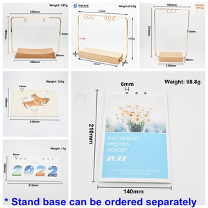 2025 nhà máy bán buôn tùy chỉnh in Logo bàn gỗ bàn lịch - Product Image 3