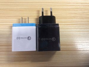 4 chargeurs USB US/EU, charge rapide QC 3.0, bloc chargeur mural USB, chargeur portable pour la maison, les voyages, les smartphones - Product Image 6