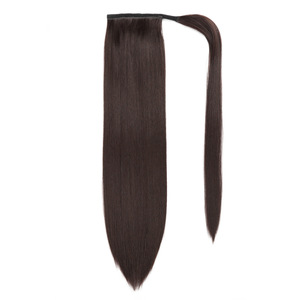 Clip de extensión de <span class=keywords><strong>cola</strong></span> de caballo de 24 "en Envoltura recta larga alrededor de <span class=keywords><strong>cola</strong></span> de caballo <span class=keywords><strong>extensiones</strong></span> de <span class=keywords><strong>cabello</strong></span> sintético suave <span class=keywords><strong>Natural</strong></span> para mujeres - Product Image 3
