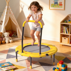 Vente flash - Trampoline sensoriel miniature en maille élastique PP certifié CE GS, capacité de 100 kg, 36 pouces, pour la maison - Product Image 2