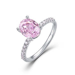 MUSHAN Jewelry Factory Pigeon Egg Colored Gemstone <strong>Ring</strong> S925 Silver <strong>Millennium</strong> Rose Cut Colored Zirconium Engagement Finger <strong>Ring</strong> - Product Image 3