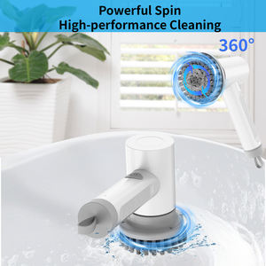 Depurador eléctrico ligero personalizado OEM/ODM, cepillo de limpieza eléctrico inalámbrico, depurador de baño portátil, recargable por USB - Product Image 3