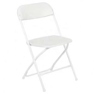 Chaises pliantes en plastique blanc pour la <span class=keywords><strong>location</strong></span> d'événements, en HDPE, capacité de charge élevée, empilables, pliables, portables, pour jardin, fête, usage intensif, 650 livres - Product Image 2