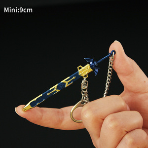 Mini espada de Metal, espada maestra, escudo Hylian, juego de Zelda, juguete para regalo, Zelda, lágrimas del Reino, adornos, juguetes para niños de 7 a 13 años - Product Image 5
