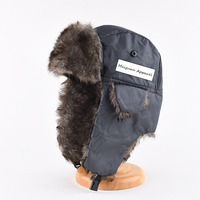 Chapeau trappeur imperméable et coupe-vent de style Lei Feng avec cache-oreilles épais, bonnet chaud pour la neige, inspiré du personnage d'extérieur, chapeau d'aviateur unisexe