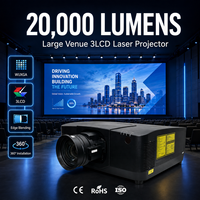Projecteur de cartographie pour grands espaces 20000 lumens, projecteur laser 3LCD WUXGA pour événements scéniques, musées et auditoriums