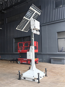 Torre de Seguridad CCTV Solar Portátil Todo en Uno con Cámara 4G para Monitoreo de Estacionamientos - Product Image 4