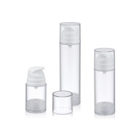 Fournisseur 30ml 50ml 100ml 150ml Bouteille Airless Vide Comme Bouteilles Pompe Airless Lotion de Luxe en Plastique