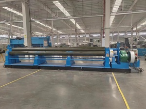 Tấm kim loại trước máy cuộn thép tấm cán hình thành máy ba con lăn thủy lực cán giá máy - Product Image 4