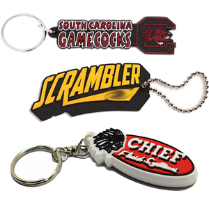 Wholesale Custom Logo PVC <b>Keychain</b> 2D 3D Silicone Rubber Soft Keyring Waterproof Cartoon <b>Anime</b> Style Personalized Design - Product Image 6