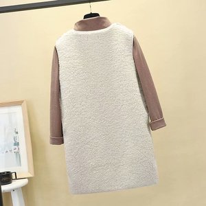 2022 Long Lamb Fleece <strong>Vest</strong> Women Winter <strong>Thermal</strong> Waistcoat Warm Fleece <strong>Vest</strong> Female Sleeveless Jacket <strong>Ladies</strong> <strong>Vests</strong> for Women - Product Image 5