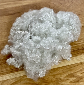 ผ้า 7D64 HCS GRS ผลิตจากเส้นใยโพลีเอสเตอร์รีไซเคิลแบบซิลิโคน  ชนิดกลวงเชื่อมต่อ  ความละเอียด 7D นำเข้าจากเวียดนาม - Product Image 1