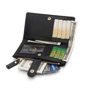 Trendy Women's Casual Leather Money Clip Wallet Large Capacity Design Manufacturer Direct Supply - Product Image 2