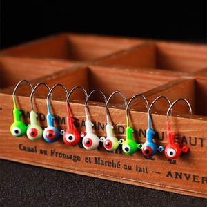 Tête de plomb Panfish Walleye Jighead Pêche en eau salée Hameçons pointus pour bar truite <span class=keywords><strong>Finesse</strong></span> Jig Head Hook - Product Image 4