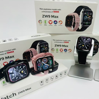 2025 nuevo reloj inteligente ZW9max Logotipo de carga inalámbrica hombres mujeres para todos los teléfonos