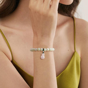 Pulsera de Jadeíta Natural, Estilo Chino, Simplicidad UNISEX, Diseño Original, Regalo con Certificado de Tasación, SL138 - Product Image 4