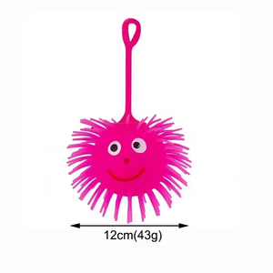 Spiky Flashing <b>Ball</b> Elastic Glowing Pet Cat <b>Dog</b> Interactive Chew Toy Stress Relief Sensory <b>Balls</b> Soft Rubber Bouncing <b>Light</b> <b>Up</b> - Product Image 4