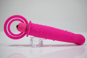 10 Bouchons anaux postérieurs en silicone à 10 fréquences, double gode, anneau de blocage du sperme, masturbation masculine BQ109, 100% étanche, vaporisateur retardateur - Product Image 2