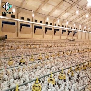 Estructura prefabricada Casa de pollo granja avícola prefabricada Motor de acero nuevo producto <span class=keywords><strong>2020</strong></span> proporcionado gallinero móvil automático - Product Image 4