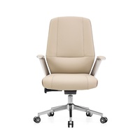Chaise de bureau de direction à dossier haut en PU, pivotante, ergonomique, pour le bureau du patron, mobilier de bureau