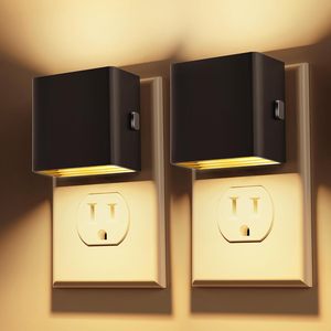 ไฟกลางคืนแบบเสียบปลั๊ก LED รุ่นใหม่ ติดผนัง พร้อมเซ็นเซอร์ตรวจจับแสง ปรับความสว่างได้ 3 ระดับ สำหรับห้องนอน - Product Image 1
