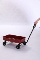 Chariot miniature en métal mignon avec roues, jouet de meuble, chariot à pousser pour jouer ou transporter des objets, fabrication OEM ODM